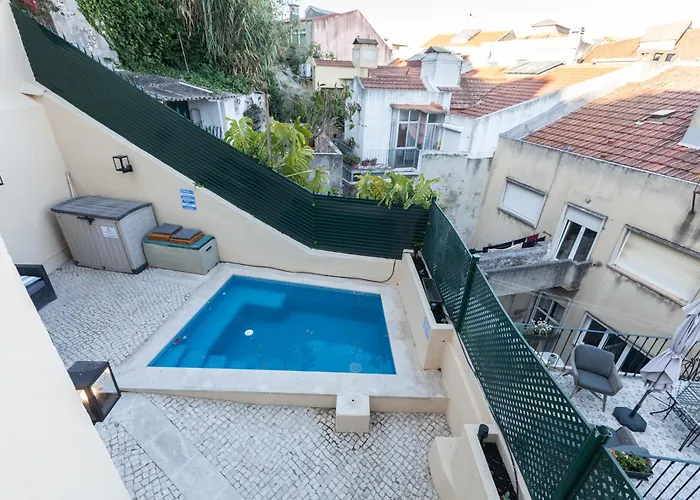 Flh Graca Charming Duplex With Small Pool Апартаменти Лісабон